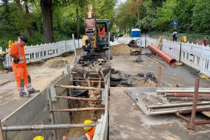 Bastionstraße bleibt voraussichtlich bis 19. September gesperrt – Zusätzliche Rohrarbeiten sind notwendig 