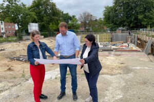 Mehr Platz für die Oberstufe: Neubau an der IGS Kreideberg ist voll im Zeitplan 