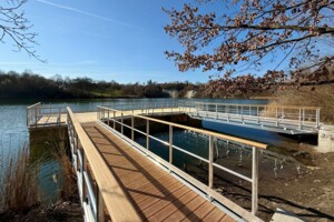 Ein neuer Blick auf den See – Aussichtsplattform am Kreidebergsee ist fertig